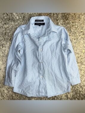 5 for $25🔥Andrew Fezza Baby Blue Button Front Shirt Boys 5T